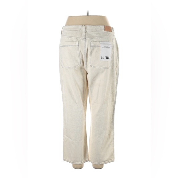 Pistola at Anthro Cassie Super High Rise Straight crop/ankle cotton-rayon blend - Picture 6 of 6